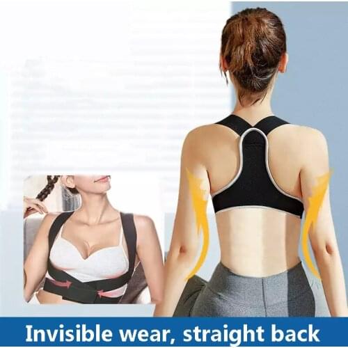 Anti-hunchback Posture Correction Belt Invisible Posture Corrector Chest Support Spine Posture Corrector Upper Back Neck Brace