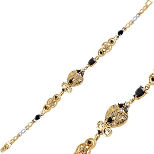 Silver 925 Sterling Zircon Cubic Zirconia Authentic Bracelet