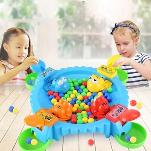 Fun Frog Eat Beans Board Game Strategy Family Interactive Hungry Frog Eating Bean Party Desk Table Games Stress Relief Toy Gift
