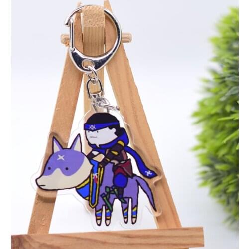 WL0890 Chibi Keychain Acrylic Cartoon Keyring Accessories