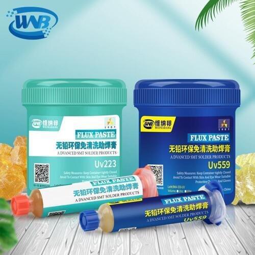 WNB 10cc Lead-Free 223/559 No-Clean Solder Flux Welding Paste Soldering Advanced Flexible Oil Mild Rosin For PCB BGA SMD Repair