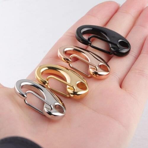 Silver Color/Gold Color/Rose Gold Color/Black Stainless Steel Big Lobster Clasp For Jewelry Making High Polished Wholesale 10pcs