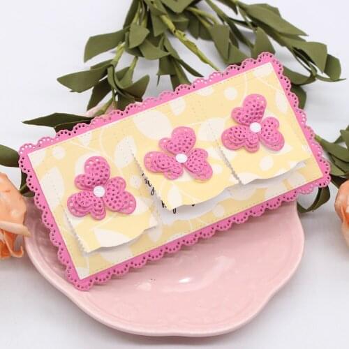 ZLDECOR Mini Slimline with Flaps Metal Cutting Dies Stencils for DIY Scrapbooking Decorative Embossing DIY Paper Cards