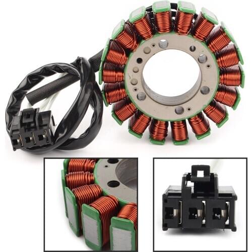 1x Motorcycle DC 12V Magneto Engine Stator Generator Coil Copper For Kawasaki Ninja 1000 Z1000SX Z1000 ZR1000 ZR800 Z800 ZX1000