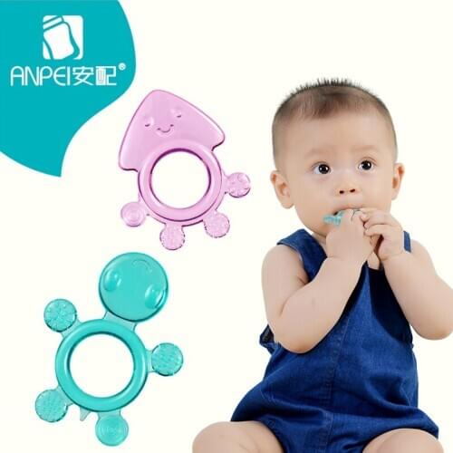 2018 ANPEI baby Teether Silicone Teethers Teething Cartoon shape Baby Chew Toy BPA Free Silicone Baby Teether Toys Dental Care