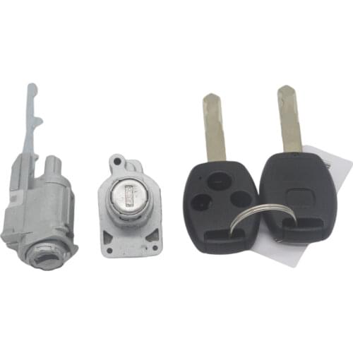 IGNITION SWITCH DOOR LOCK BARREL BUTTON KEYS FOR HONDA CIVIC 06-08 CRV FIT ODYSSEY