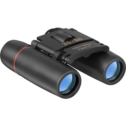 Zoom Telescope 30x60 Folding Binoculars with Low Light Night Vision for outdoor bird watching travelling hunting camping