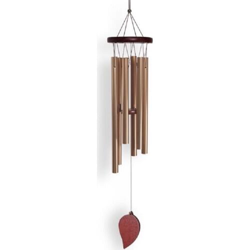 Hot Sale Aluminum Tubes Wooden Wind Chimes Personalized Outdoor Sympathy Aeolian Bells Gift Keepsake for Deceased Loved