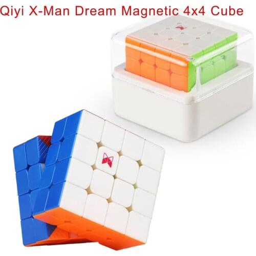 QiYi XMD Dream 4x4 M Cube X-Man Magic Cubes Magnetic 4x4x4 Puzzles XMD Cubo Magico Speed Cube Kids Gifts Cube Professional