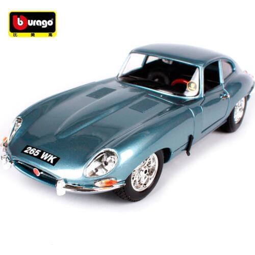 Bburago 1:18 Jaguar E-Type Coupe Cabriolet Retro Classic Car Diecast Model Car Toy New In Box Free Shipping 12044