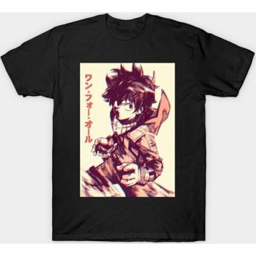 Men t-shirt Boku No Hero Academia Deku Tshirt Women T Shirt Men Cotton Tees Streetwear Harajuku