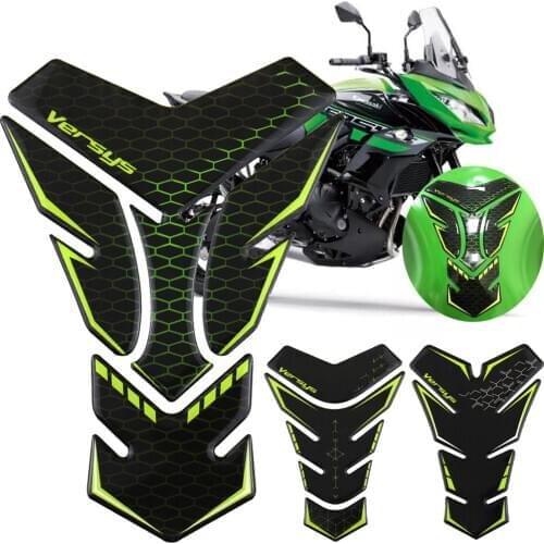 For Kawasaki Versys 650 2007-2019 Versys 1000 2015-2018 Motorcycle Decal Fuel Tank Cap Cover Sticker Pad