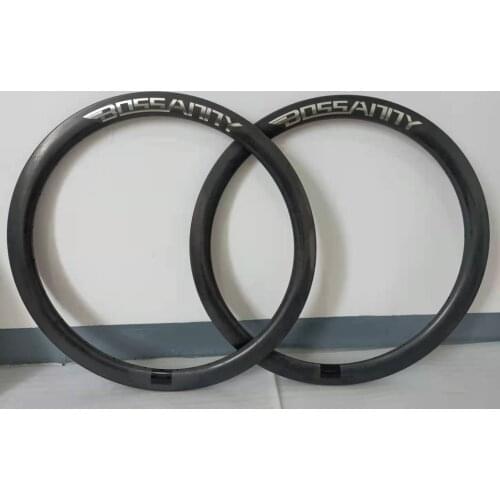 New BOSSANNY Carbon Rim No Painting Natural Weave 700C Road Wheels Disc Brake High Temperature Resistance Rim Accept Reservation