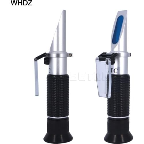 1pcs Hand held RSG-100ATC Black Honey Beer Sugar Alcohol Wort Wine milk 0-32% Brix Refractometer Tools Set
