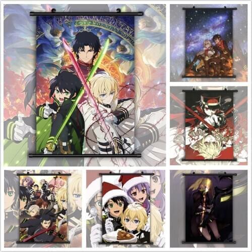 Seraph Of The End Anime Manga HD Print Wall Poster Scroll