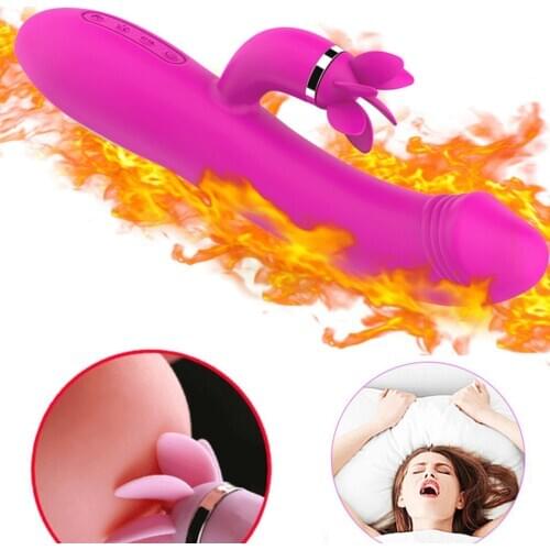 Six Tongue Licking Vibrator Clitoris Nipple Vagina Massage Anal Erotic Dildo Sexual Toys Adult For Woman Female Masturbator