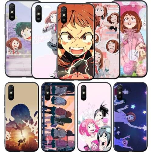 Uraraka my Hero Academia Silicone Cover For Xiaomi Redmi 9 9T 9C 8 7 6 Pro 9AT 9A 8A 7A 6A S2 5 5A 4X Plus Phone Case