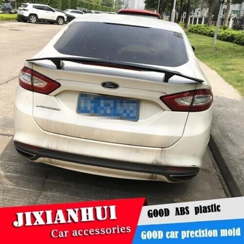 For Ford Mondeo Spoiler 2012-2018 Mondeo Spoiler TF ABS plastic Material Car Rear Wing Color Rear Spoiler