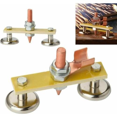30kg Double Magnet Welding Clamp Head Strong Suction Welding Support Holder Fixture Welder Soldering Tools Accessories