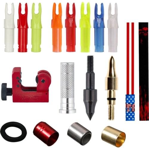 Toparchery 30pcs Arrowhead OD6.2mm Nock DIY Archery Accessories for Carbon/Fiber Arrow Shaft