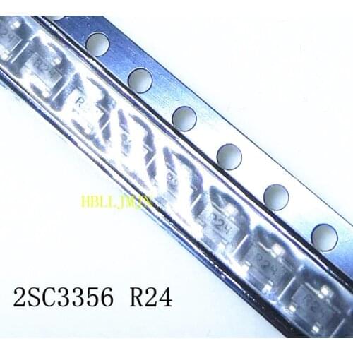 100PCS R24 SMD MOS 2SC3356 R24 SOT-23 12V/100mA SMD triode transistor