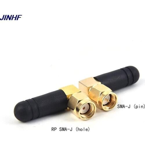 2PCS Mini Rubber 3dBi 2.4ghz WIFI Antenna SMA Male Router Bluetooth Antennas