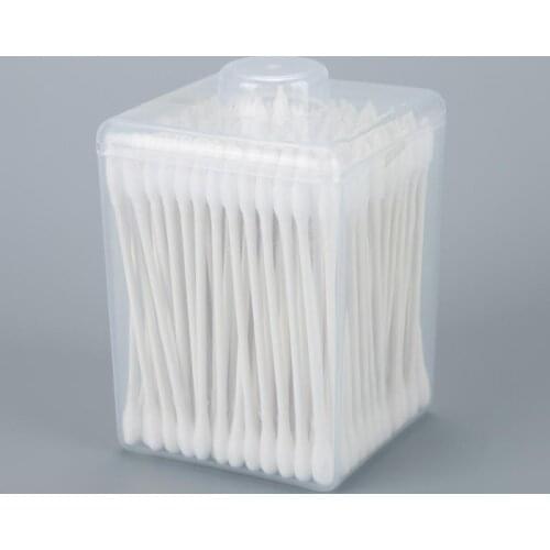 200pcs Hot Sale Double-head Wooden Cotton Swab Cure Health Makeup Stick