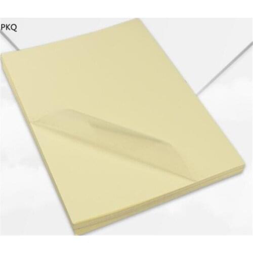 30Sheets A4 sheet Silver Sticker Label silver PET Plastic Waterproof Stickers For Laser Printer