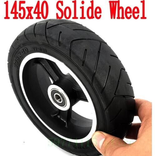 6 Inch Solid Wheel 145x40 Solid Tire 145 * 40 Tire Aluminum Wheel Suitable For Electric Scooter Cart Gas Pedal