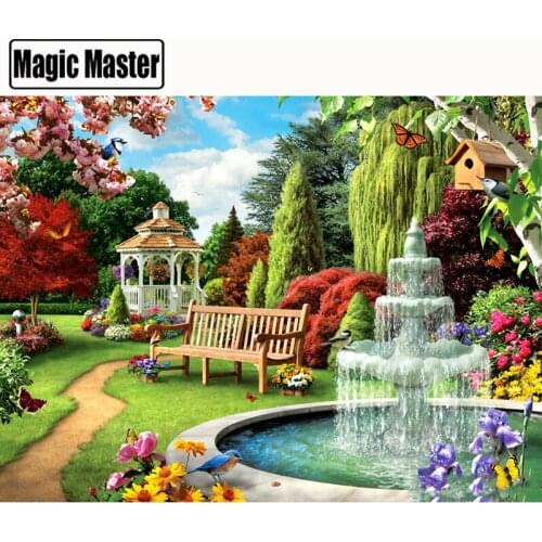 5d DIY Diamond Painting Landscape garden Cross Stitch Diamond Embroidery Scenery Patterns rhinestones Mosaic Christmas Gift