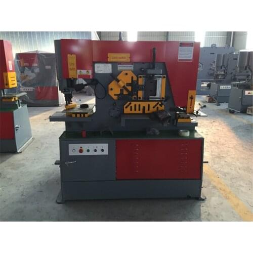 Automatic Round Square Oblong Hole Punching Machine, Hydraulic Ironworker Cutter for Metal Sheet Shearing Stamping and Punch