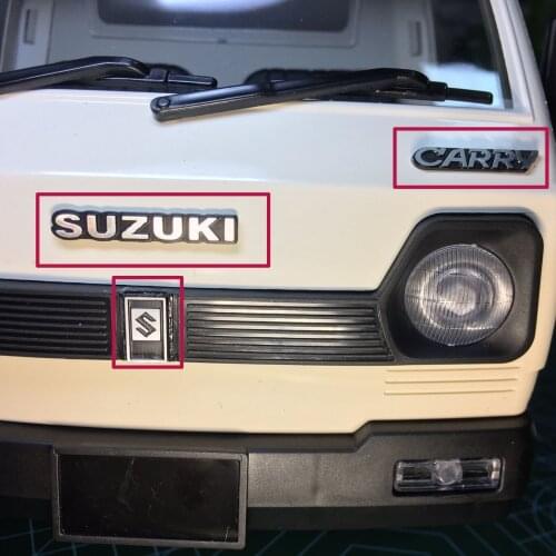 WPL D12 RC Car spare parts Metal logo