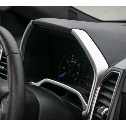 3pcs Dashboard Decoration Ring Frame Decal Cover Trim Sticker for Ford F150 2015+ Stylish Car Decorative Accessories Brand New