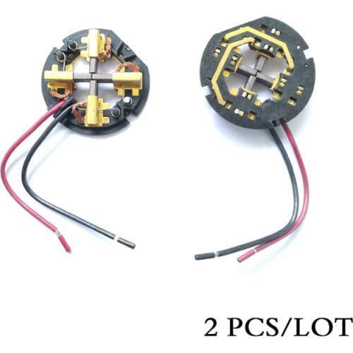 2PCS/LOT, Carbon Brush Holder Brush Card Assembly M18 18V for AEG Milwaukee RYOBI Hammer Drill & Impact Driver Accessories