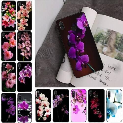FHNBLJ Orchid Flowers Phone Case For Redmi note 8Pro 8T 9 Redmi note 6pro 7 7A 6 6A 8 5plus note 9 pro case