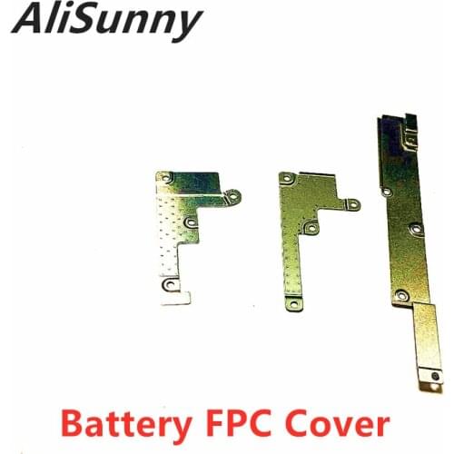 AliSunny 100pcs Battery LCD FPC Flex Cable Cover for iphone 8 Plus X XS Max XR inner Metal Bracket Clip Holder parts