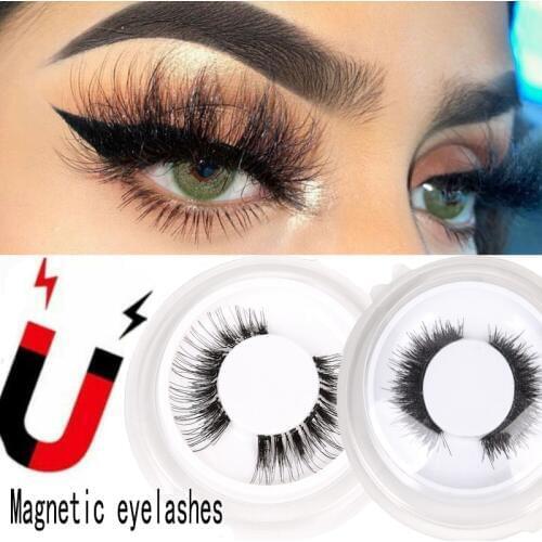 Magnetic Series False Eyelashes Natural Eyelashes 6D Handmade Black Reusable Soft Natural Eyelash Extension