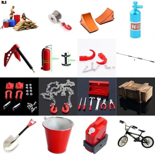 RC Car Simulated Decorations Tool Accessories for 1:10 RC Crawler Traxxas TRX4 TRX6 Axial SCX10 90046 AXI03007 Redcat MST