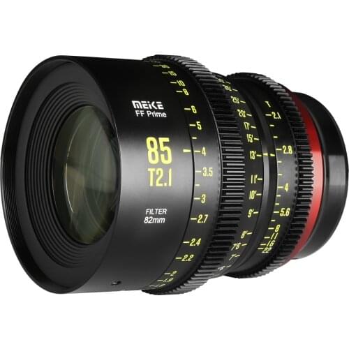 Meike Prime 85mm T2.1 Cine Lens for Full Frame Cinema Camera Systems-Fast Delivery