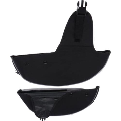 Nylon Black Lower Chaps Leg Warmer Bag For Sportster XL 2004-2018