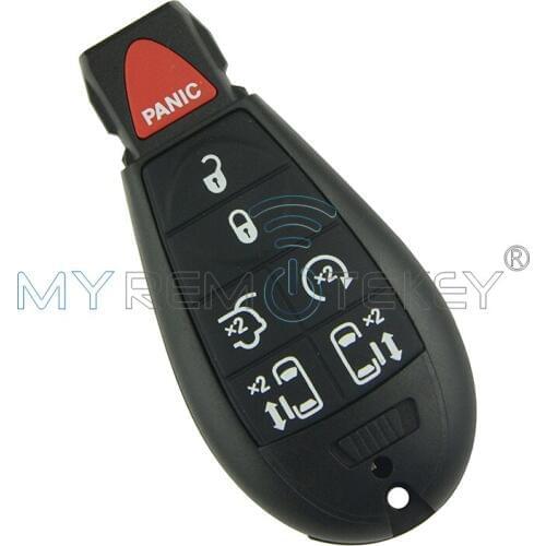 New Type Keyless Entry Remote Key Fob Fobik 6 Button With Panic for Chrysler Dodge Jeep IYZ-C01C Remote Car Key Remtekey