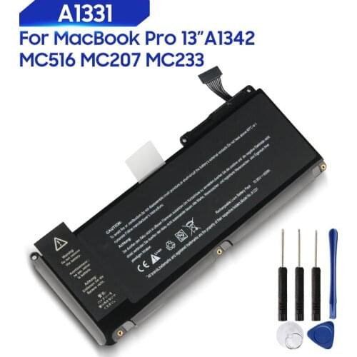 Original Replacement Battery For MacBook Pro 13” A1331 A1342 MC516 MC207 MC233 Genuine Tablet Battery 60Wh