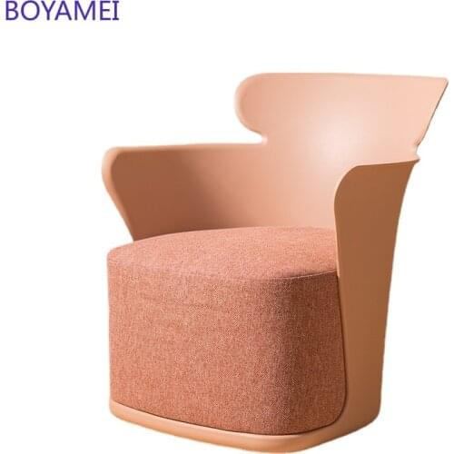 Nordic light luxury single sofa chair net red creative tiger chair lounge chair living room back chair