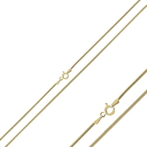 Silverlina Silver 140 Micron Tıraşlı Tondo Chain Necklace