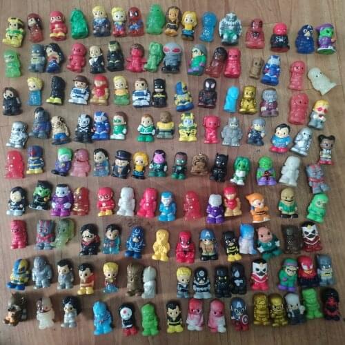 Random 10pcs, 15pcs, 20pcs, 30pcs, 50pcs Different Ooshi DCU MV Pencil Toppers Holder Cartoon Doll Toy Collection - Your Choice
