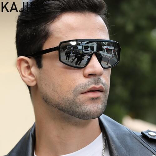 Sports Oversized Sunglasses Men/Women 2020 One Piece Vintage Shade Sun Glasses For Man Running Climbing Eyewear Zonnebril Heren