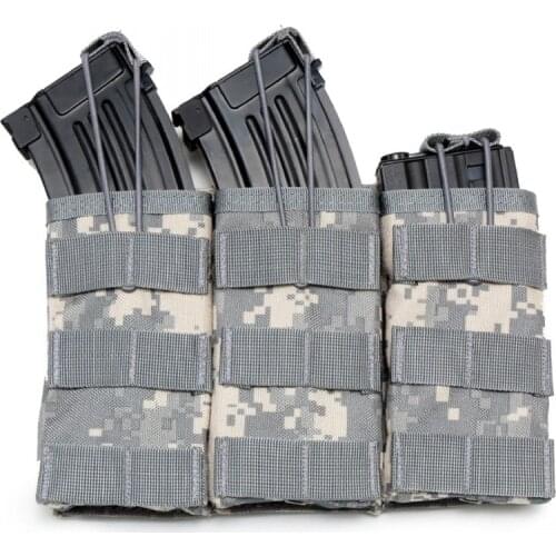 Airsoft Molle Magazine Pouches Tactical Mag Pouch Single/Double/Triple Ammo Bag Flashlight Holder Military Paintball Pack