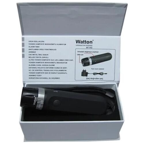 Watton WT-052 Hand Rechargeable Torch 429582770