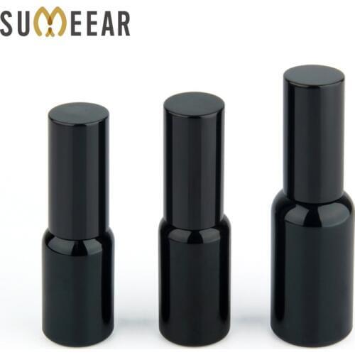 20Pieces/Lot 15ml 20ml 30ml Black empty glass Lotion bottle spray perfume bottle Aluminum nozzle Perfume Bottles