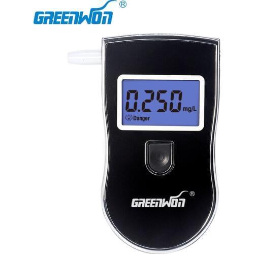 2019 Patent Prefessional Police Digital Breath Alcohol Tester at-818 Breathalyzer Promotional Gift Drive Safety